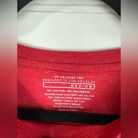 Nebraska Huskers men’s red long sleeve graphic tshirt. Size M - Picture 4 of 4